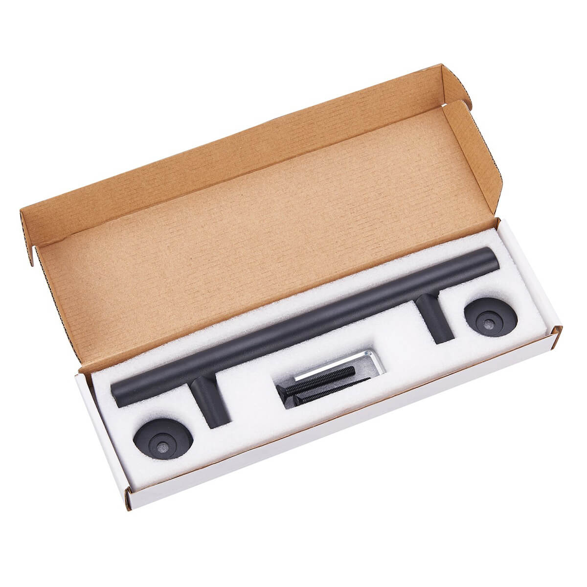 12 Inches Heavy Duty Pull and Flush Sliding Barn Door Handle Set Cylinder